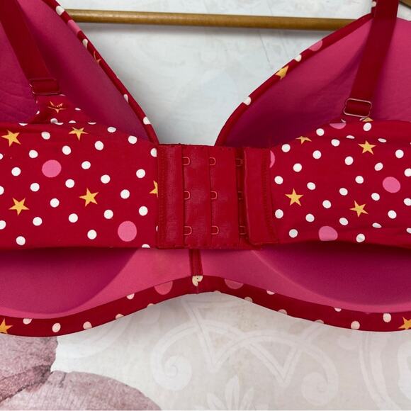 Victoria's Secret Body By Victoria IPEX Stars and Dots Bra Size 38DD - Picture 8 of 10